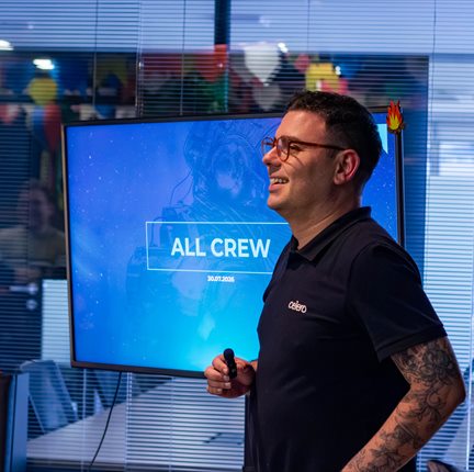 Apresentação no All Crew
